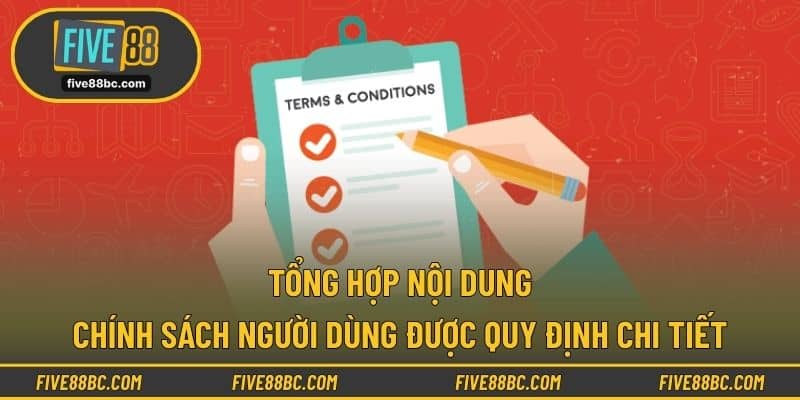 Tổng hợp nội dung chính sách người dùng được quy định chi tiết